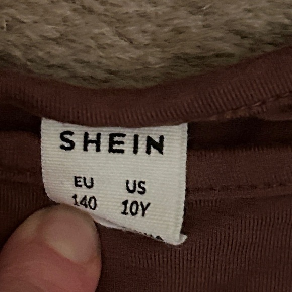 Purple, White, and Brown Crop Tops, size 10-12 Youth - Picture 5 of 8